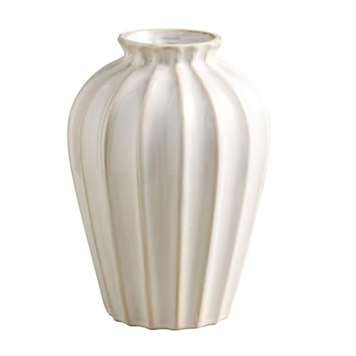 Jarrones Vase de cerámica Home Sala de Estar Adornos de Escritorio Arreglo Flower Flores secas Vase de Escritorio Retro Jarrón (Tamaño: B, Color: A)